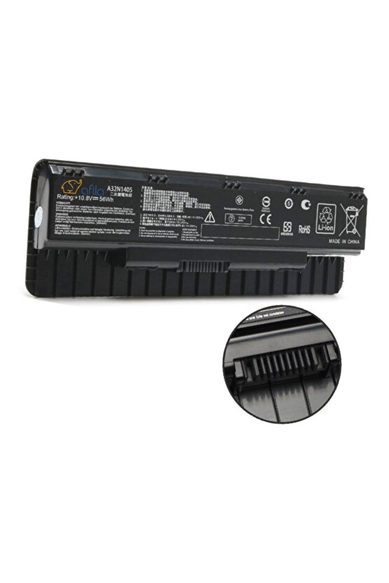 Asus N551J, N551V, A32N1405 Notebook Bataryası - 6 Cell