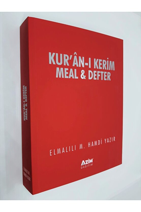 Kur’an-ı Kerim Meal Defter (SAYFASINA GÖRE DÜZENLENMİŞTİR) M. Hamdi Yazır - Ivory Kağıt