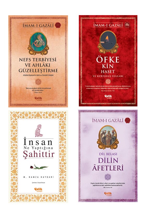 Öfke Ve Kin - Nefs Terbiyesi - Dilin Afetleri - Insan Ne Yaptığına Şahittir 4lü Set