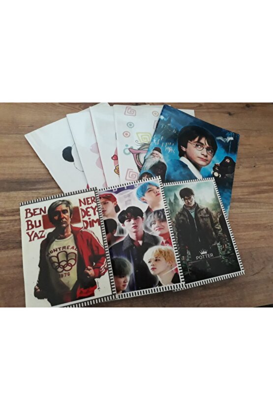 8 Adet Ivory 32 Sayfa Çizim Ve Boyama Defter Seti Kaligrafi Fon