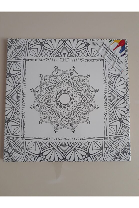 Mandala Boyama Tuval Seti 35x35cm