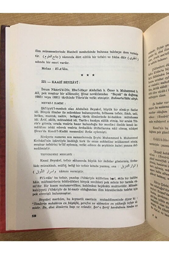 Büyük Tefsir Tarihi, Ömer Nasuhi Bilmen, 2 Cilt, 17x24 Cm. Ravza