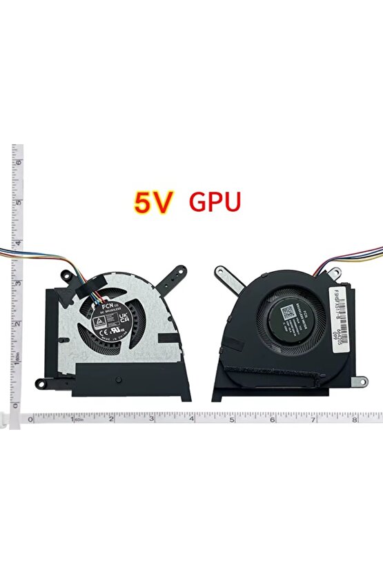 Asus TUF Dash F15 FX517Z Serisi Notebook Gpu Fanı  Ver.1 R - 5V