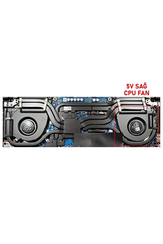 Asus TUF Dash F15 FX517Z Serisi Notebook Cpu Fanı  Ver.1 L - 5V