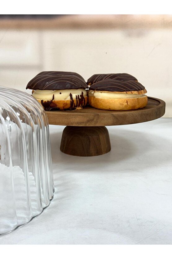 TERRY AKASYA STANDLI CAM KEK FANUSU 31 CM TKEBT TEK RENK