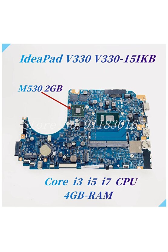 V330-15ISK, V330-15IKB (81AX) Notebook Anakartı, Mainboard LV315KB MB 17807-3M, (SR3LA, i5-82