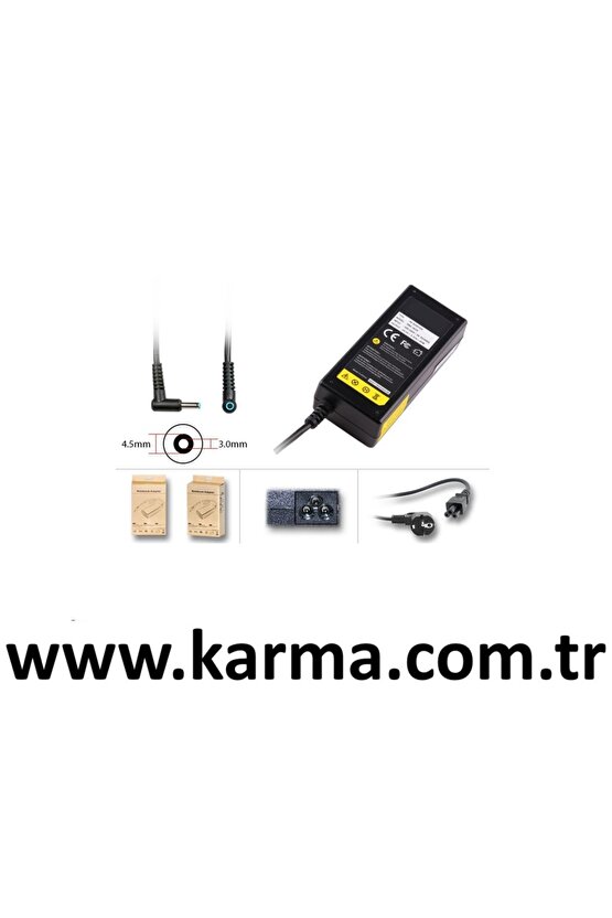 15s-eq0005nt (3H922EA) Notebook uyumlu Adaptör, Şarj Aleti Cihazı (65W)