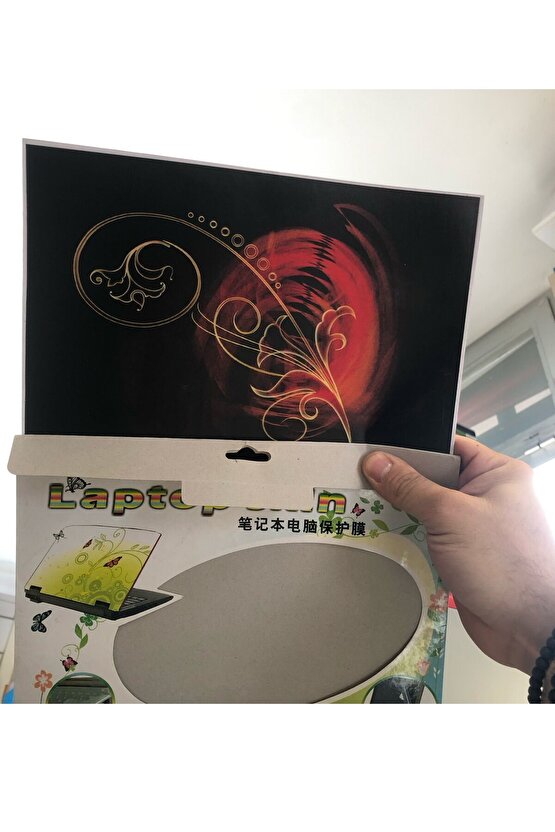 NOTEBOOK ARKA KAPAK RESİM & KORUMA & GÖRSEL - YAPIŞKANLI - HER CİHAZA UYUMLU TAM KAPLAMA YAPMAZ