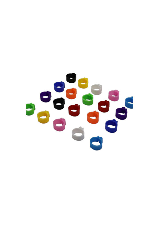 GÜVERCİN KLİPS 100 ADET GÜVERCİN AYAK KLİPSİ KUŞ KLİPS