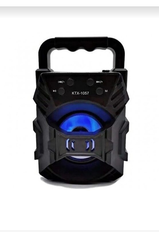 Siyah Dx-1057 Fm Radyolu Mini Taşınabilir Müzik Çalar Kutusu Bluetoothlu Ses Bombası İthalatçı Gar
