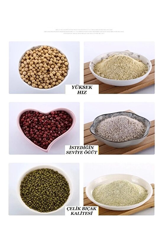 Elektrikli Paslanmaz Çelik Baharat Pirinç Öğütücü