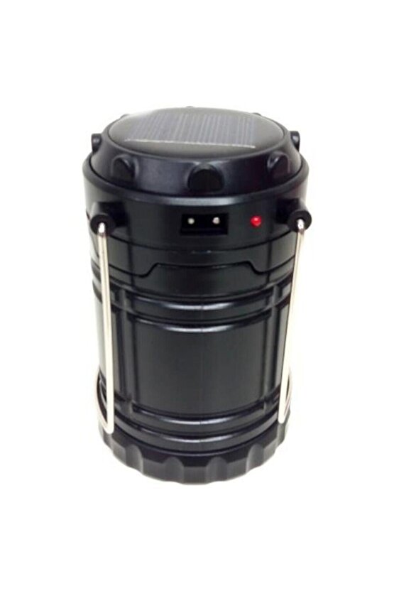 Turbo-xl Kamp Feneri Şarj Edilebilir Usb Li Ve Güneş Enerjili Işıldak