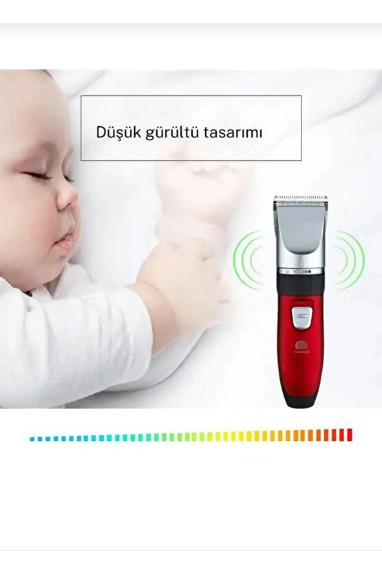 Profesyonel sessiz kullanım özelliğine sahip güçlü motorlu kablosuz kedi köpek Makinesi