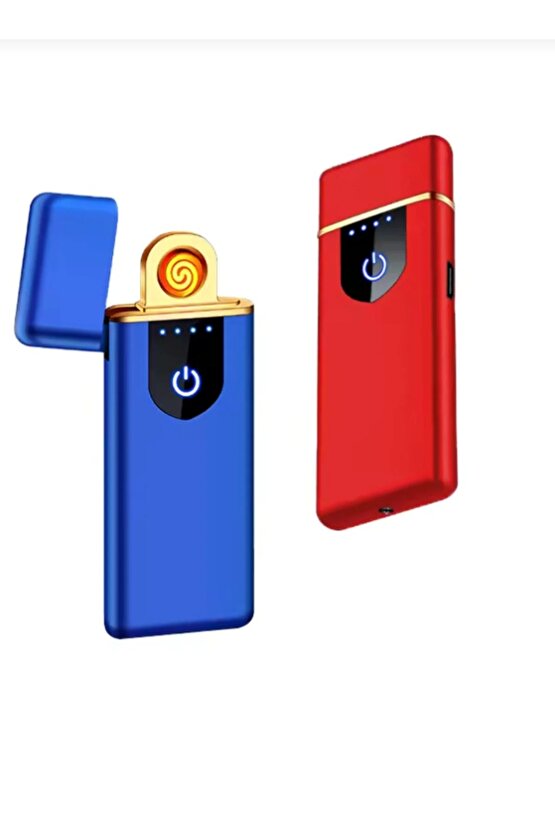 Süpertrend Kişiye Özel SİYAH ALEVSİZ ŞARJLI USB KIZAKLI ÇAKMAK