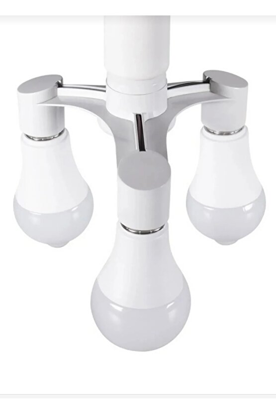 E 27 3lü Duy - Duy Çoklayıcı - Duy Çoğaltıcı - 1 In 3 E 27 Duy