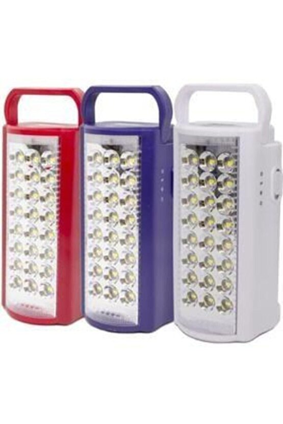 Almina Usb Şarj Çıkışlı 24 Ledli 80 Saat Yanan Led Işıldak Telefon Şarj Eden Işıldak