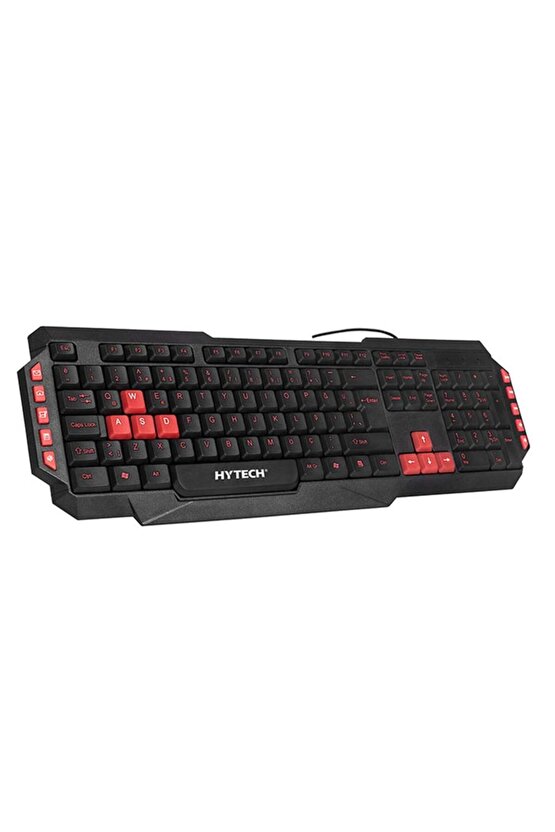 Hkm-58 Gamy Plus Kırmızı Tuşlu Q Gaming Kablolu Klavye + Mouse Set