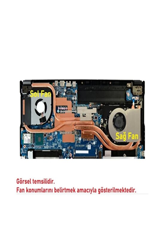 Monster Abra A7 V13.2.1 Notebook Gpu Fanı Ver.2 SAĞ SOL SET FAN TAKIMI
