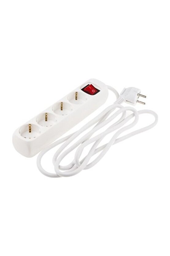 Topraklı Priz 4 Lü Sp1050a