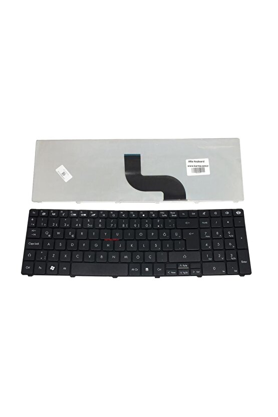 Packard Bell TM81, TM85, TM86, TM94 Notebook Klavye - Siyah - TR