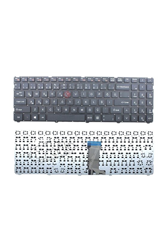 Casper Nirvana C600, C650 Notebook Klavyesi (Siyah TR) KL364