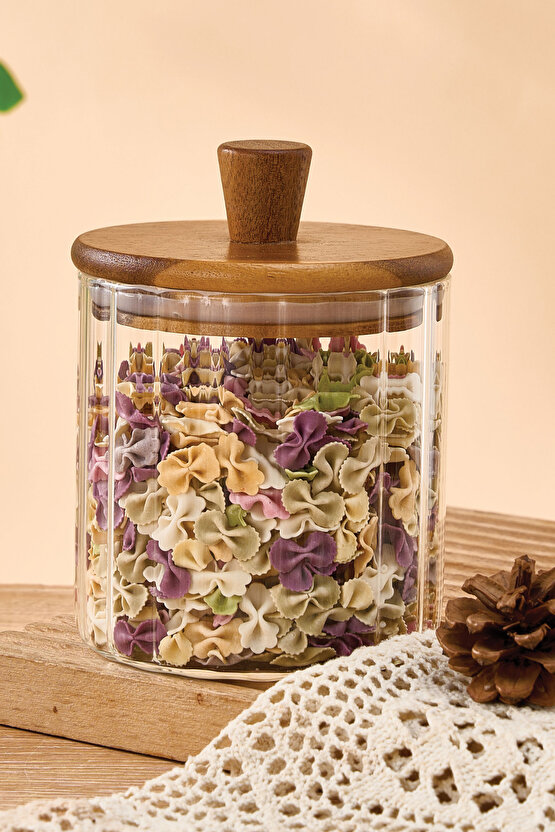 600 ml Akasya Kapaklı Cam Kavanoz Saklama Kabı Pinterest Tasarım Erzak Bakliyat Kabı