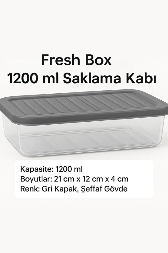 1200 ml Freshbox Saklama Kabı
