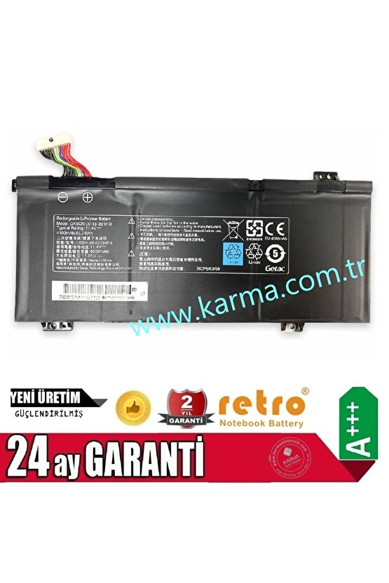 Monster Tulpar T5 V19.2, T5 V19.2.1 Notebook Bataryası, Pili