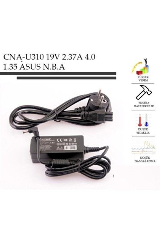 Asus X541UV-XX048T Notebook Adaptörü, Şarj Aleti Cihazı (45W)