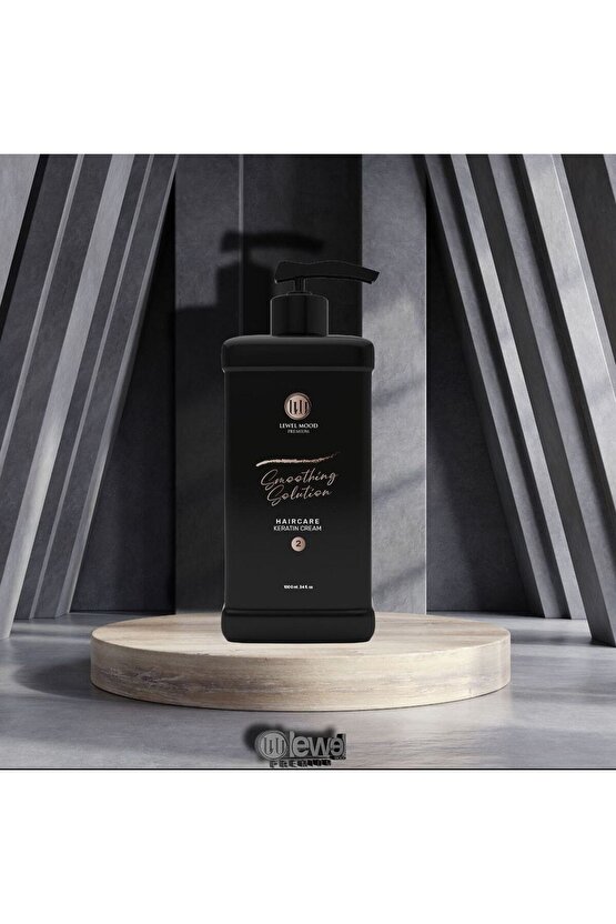 Düzleştirici Smoothing Solution Keratin Cream Bakım Clinix Detox Şampuan 1000ml 2 li Set