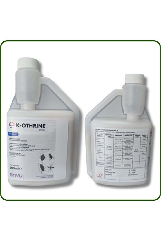 Bayer 500 ml K-othrine Sc 50 Kokusuz Bit Pire Hamamböceği Kene Tahtakurusu Ilacı Skt.2028