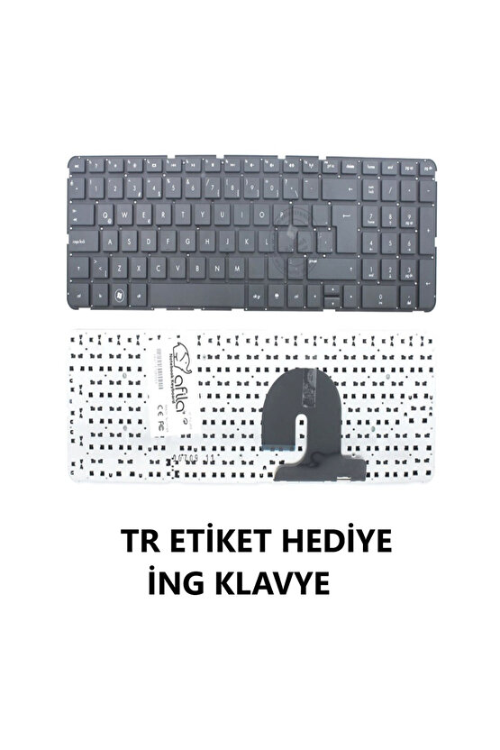 Hp Pavilion DV7-4183CL,DV7-4190US,DV7-4191NR Notebook Klavyesi İNG