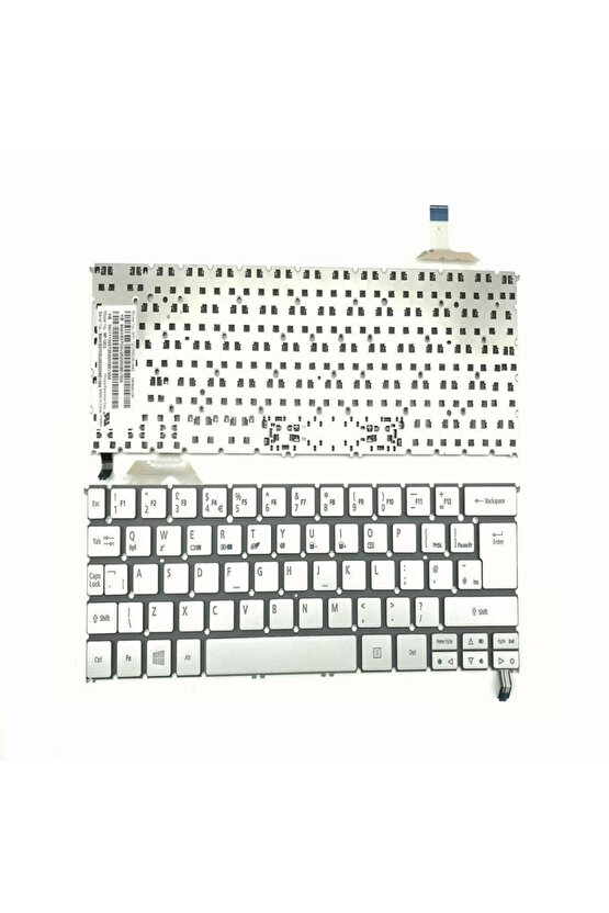Acer MP-12C56TQJ4421 Notebook Klavyesi - Silver - TR - Işıklı
