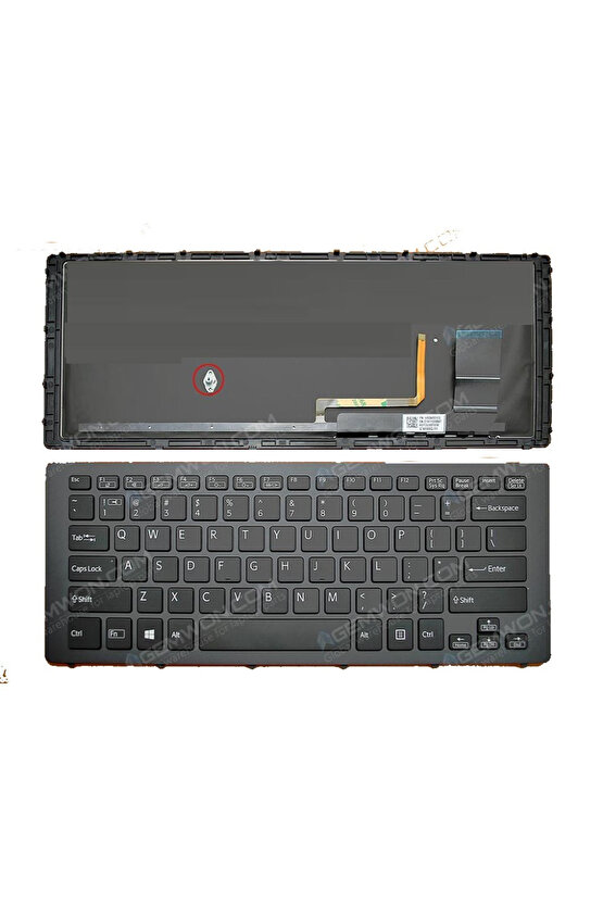 Sony 149265431 149265241TR Notebook Klavyesi (Siyah TR) Işıklı