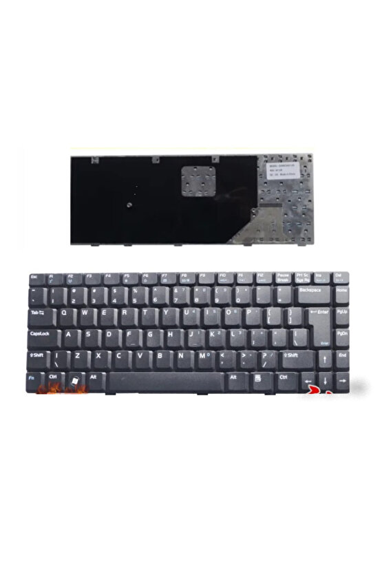 Asus F8Sr, F8Sv, F8T, F8Tr Notebook Klavye - Siyah - TR