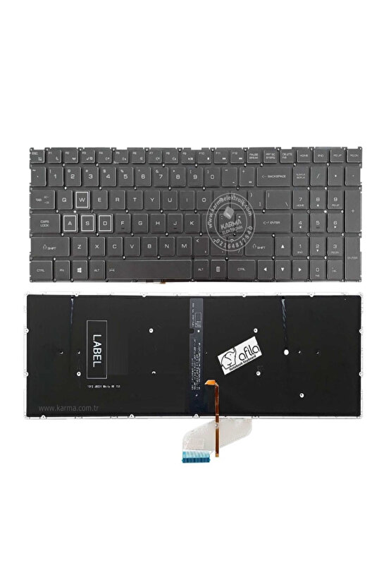 Casper Excalibur G750, G770 Notebook Klavyesi  TR ışıklı RGB