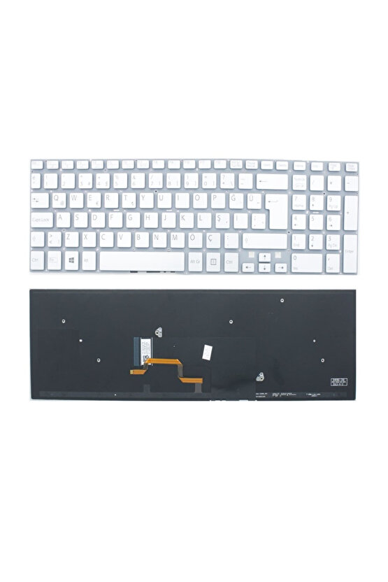 Sony Vaio149241441TR, AEHK9A001303A, 9Z.NAEBQ.20T Notebook Klavyesi -   Gri TR  ışıklı