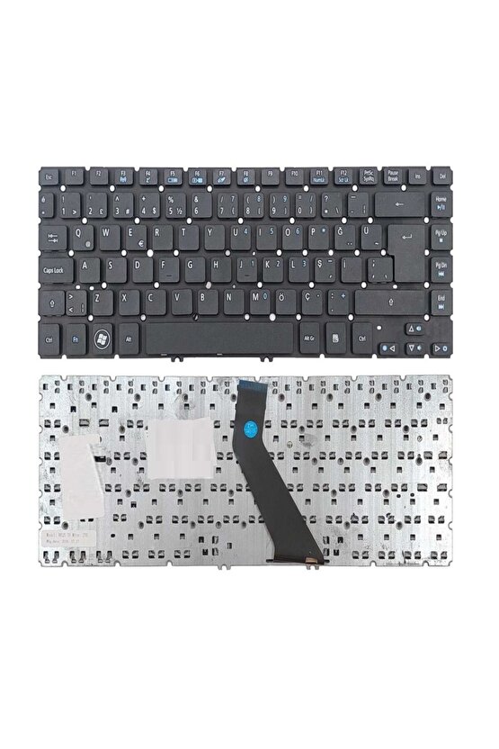 Acer V5-471 - V5-431 - M5-481 Notebook Klavyesi - Siyah