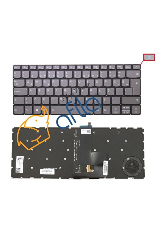 Lenovo ideaPad S145-14IWL, 320L-14IKB Notebook Klavyesi - Siyah TR - Işıklı