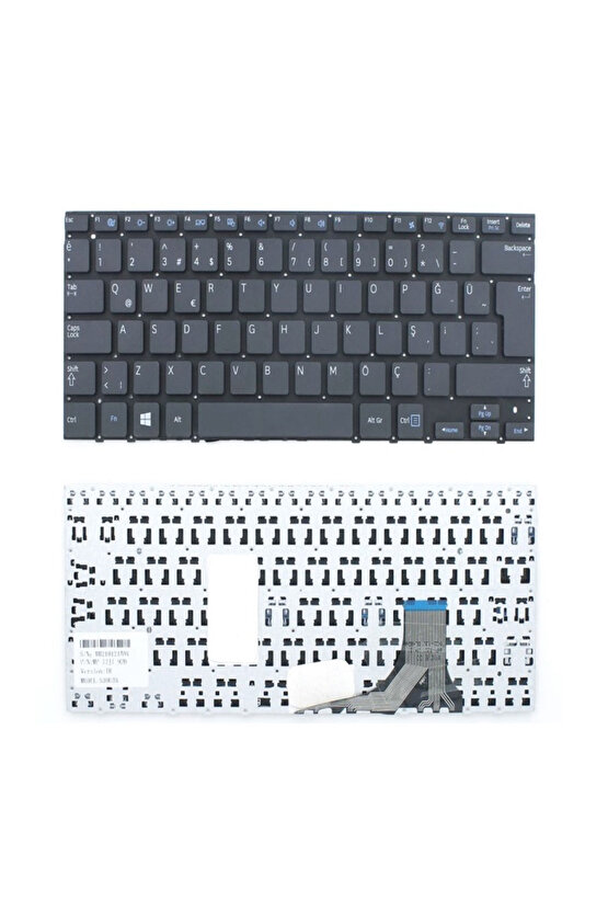 Samsung NP540U3C-A02TR Notebook Klavyesi - Siyah - TR