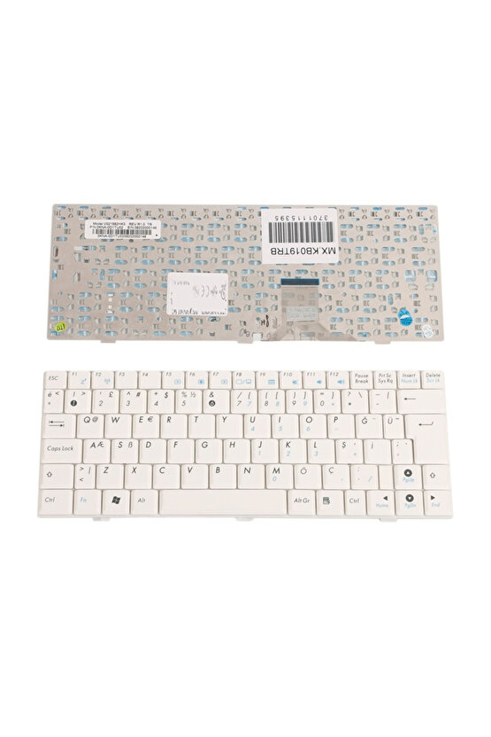 ASUS EEE PC 1000HC 1000HV 904 904ha V021562HK3 Notebook Klavyesi Beyaz TR