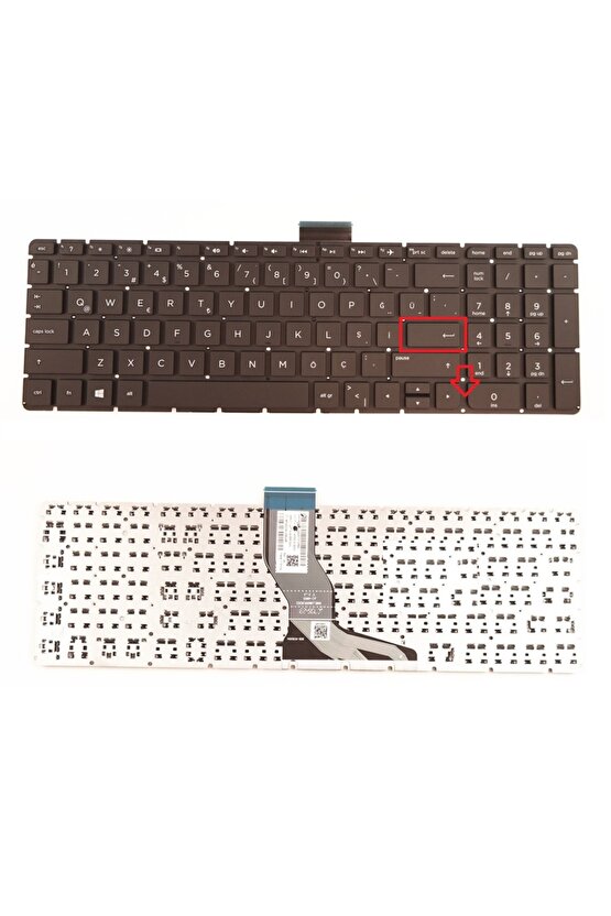 HP Pavilion 15-bc015nt (Z5A00EA) Notebook Klavyesi (Siyah TR)