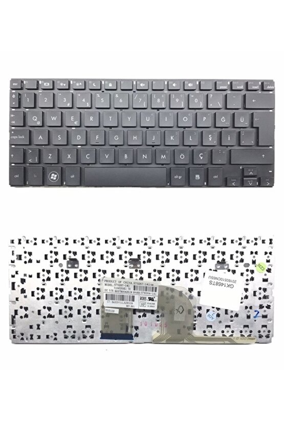 Hp Mini 2150 5100 5101 5102 5103 5105 Klavye Siyah TR V104526AK1, 570267-141, 578364-141