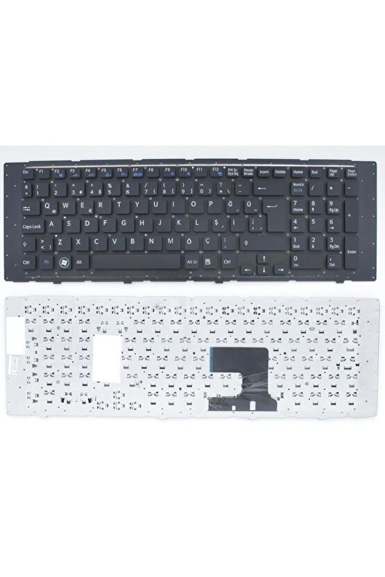 Sony Vaio VPCEJ, VPC-EJ, VPCEJ1, VPCEJ2, PCG-91211, PCG-91311 116646G, AEHK2A00010 Klavye, Siyah TR