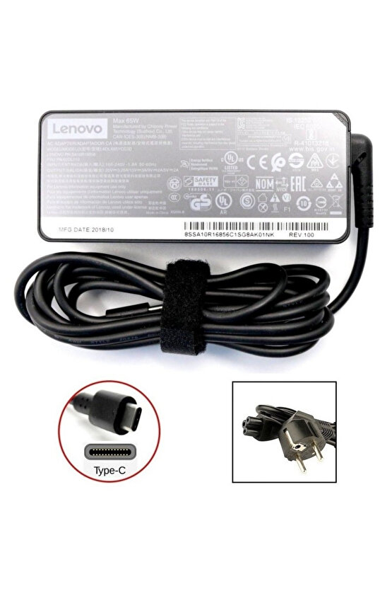 Lenovo Thinkpad E585 Type 20Kv Notebook Adaptör, Şarj Aleti Cihazı Type-c, Usb-C 65W