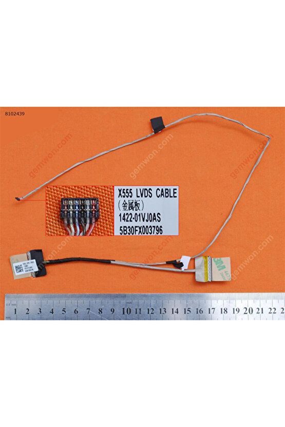 Asus X555LN-XO032H Notebook Lcd Data Kablosu V1C (40 Pin)