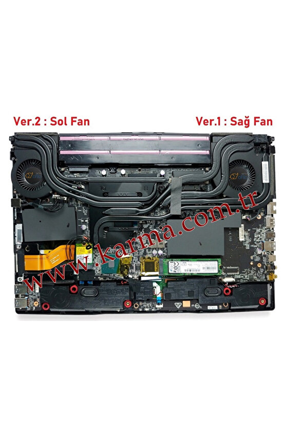 MSI GL65 Leopard 10SER-085XTR Notebook CPU ve Gpu Fanı Sağ Sol SET (msi)