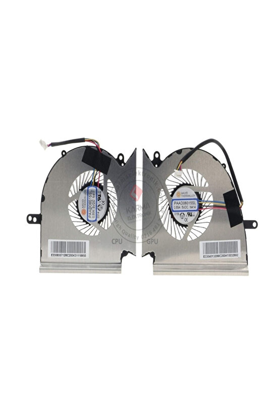 MSI GE63 Raider 7RD-010TR, 7RD-011XTR Notebook Cpu ve Gpu Fanı, Sağ-Sol SET (Msi)