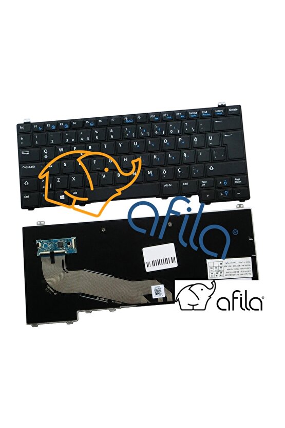 Dell Latitude E5440, E5450 PK130WQ4A28, SN7223 Notebook Klavyesi TR 0M7MRY, PK130WQ4A19 Uyumlu