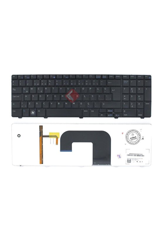 Dell Vostro 3700 P06E, P06E001 Uyumlu Notebook Klavyesi Siyah TR, ışıklı  Nsk-Dpa0T, 9Z.N3e82.A0t